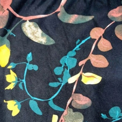 Fall Floral Full Length Leggings