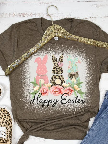 Happy Easter Bunnies Graphic Tee
