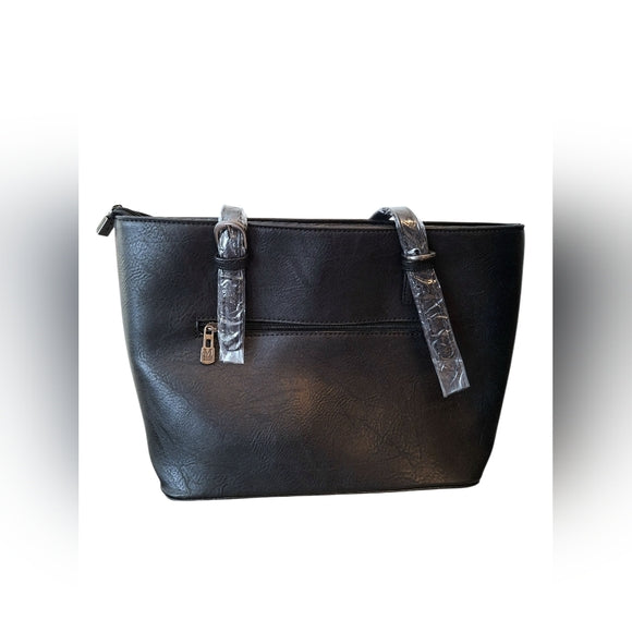 Montana West Black Vegan Leather Shoulder Bag